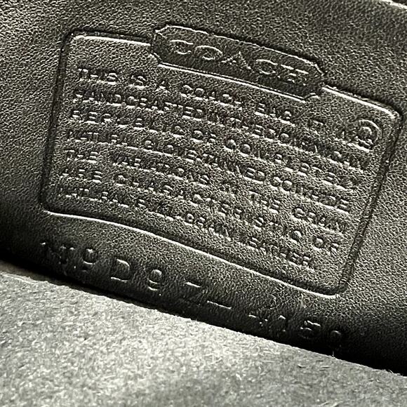 Vintage Coach Fletcher Messenger Bag Black Leather 4150 - Picture 13 of 13